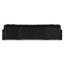  Manufacturer Color_Onyx -- Signature Design by Ashley Midnight Madness Fabric 3 pc Sectional IMAGE 2
