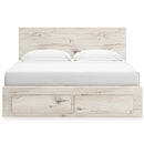  Size_King -- Signature Design by Ashley Lawroy Panel Bed with Storage IMAGE 3