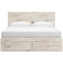  Size_King -- Signature Design by Ashley Lawroy Panel Bed with Storage IMAGE 3