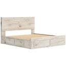  Size_King -- Signature Design by Ashley Lawroy Panel Bed with Storage IMAGE 7