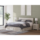  Size_King -- Signature Design by Ashley Lawroy Panel Bed with Storage IMAGE 8
