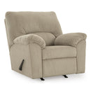  Manufacturer Color_Sand  -- Signature Design by Ashley SimpleJoy Rocker Fabric Recliner IMAGE 1