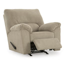  Manufacturer Color_Sand  -- Signature Design by Ashley SimpleJoy Rocker Fabric Recliner IMAGE 2