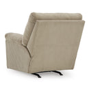  Manufacturer Color_Sand  -- Signature Design by Ashley SimpleJoy Rocker Fabric Recliner IMAGE 6