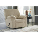  Manufacturer Color_Sand  -- Signature Design by Ashley SimpleJoy Rocker Fabric Recliner IMAGE 7