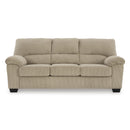  Manufacturer Color_Sand  -- Signature Design by Ashley SimpleJoy Stationary Fabric Sofa IMAGE 2
