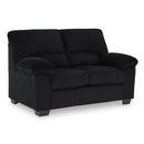  Manufacturer Color_Onyx  -- SimpleJoy 2420435 Loveseat IMAGE 1