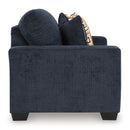  Manufacturer Color_Ink -- Signature Design by Ashley Aviemore Stationary Fabric Loveseat IMAGE 3