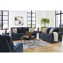  Manufacturer Color_Ink -- Signature Design by Ashley Aviemore Stationary Fabric Loveseat IMAGE 8