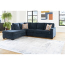  Manufacturer Color_Ink -- Signature Design by Ashley Aviemore Fabric 2 pc Sectional IMAGE 3
