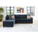  Manufacturer Color_Ink -- Signature Design by Ashley Aviemore Fabric 2 pc Sectional IMAGE 5