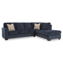  Manufacturer Color_Ink -- Signature Design by Ashley Aviemore Fabric 2 pc Sectional IMAGE 1