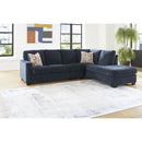 Manufacturer Color_Ink -- Signature Design by Ashley Aviemore Fabric 2 pc Sectional IMAGE 3