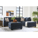  Manufacturer Color_Ink -- Signature Design by Ashley Aviemore Fabric 2 pc Sectional IMAGE 6