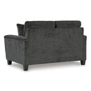  Manufacturer Color_Dusk  -- Erinslane Stationary Fabric Loveseat IMAGE 4