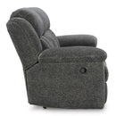  Manufacturer Color_Graphite  -- Signature Design by Ashley Frohn Reclining Fabric Sofa IMAGE 3