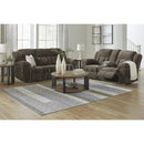  Manufacturer Color_Chocolate  -- Frohn 3740794 Double Reclining Loveseat with Console IMAGE 13