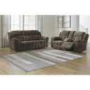  Manufacturer Color_Chocolate  -- Frohn 3740794 Double Reclining Loveseat with Console IMAGE 9