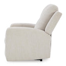  Manufacturer Color_Stone  -- Signature Design by Ashley Danum Fabric Recliner with Wall Recline IMAGE 5