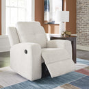  Manufacturer Color_Stone  -- Signature Design by Ashley Danum Fabric Recliner with Wall Recline IMAGE 8