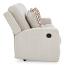  Manufacturer Color_Stone  -- Signature Design by Ashley Danum Reclining Fabric Sofa IMAGE 4