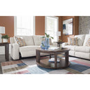  Manufacturer Color_Stone  -- Signature Design by Ashley Danum Stationary Fabric Loveseat IMAGE 9