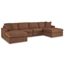  Manufacturer Color_Spice  -- Signature Design by Ashley Modmax Fabric 4 pc Sectional IMAGE 1