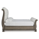  Size_King  -- Ardenfield B944B4 King Upholstered Sleigh Bed IMAGE 3