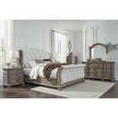  Size_King  -- Ardenfield B944B4 King Upholstered Sleigh Bed IMAGE 6