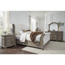  Size_King  -- Ardenfield B944B4 King Upholstered Sleigh Bed IMAGE 7