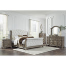  Size_California King  -- Ardenfield B944B5 California King Upholstered Sleigh Bed IMAGE 10