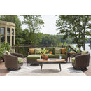  Signature Design by Ashley Horizon Hall P572-821 Swivel Lounge with Cushion IMAGE 15