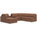 Manufacturer Color_Spice  -- Signature Design by Ashley Modmax Fabric 6 pc Sectional IMAGE 1