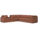  Manufacturer Color_Spice  -- Signature Design by Ashley Modmax Fabric 7 pc Sectional IMAGE 1