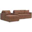  Manufacturer Color_Spice  -- Signature Design by Ashley Modmax Fabric 4 pc Sectional IMAGE 1