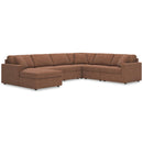  Manufacturer Color_Spice  -- Signature Design by Ashley Modmax Fabric 6 pc Sectional IMAGE 1