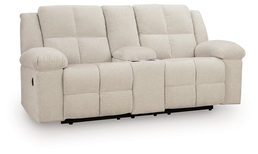Orlen Reclining Loveseat with Console - Atchison Furniture Company (Atchison, KS)
