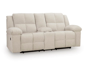 Orlen Reclining Loveseat with Console - Atchison Furniture Company (Atchison, KS)