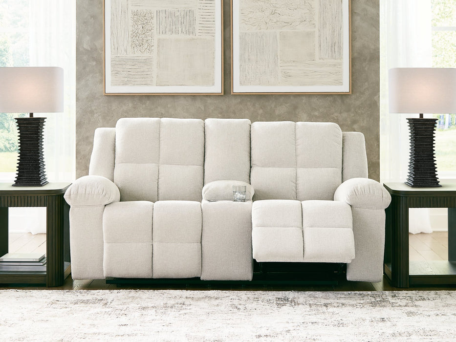 Orlen Reclining Loveseat with Console - Atchison Furniture Company (Atchison, KS)