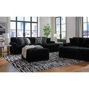  Manufacturer Color_Onyx -- Signature Design by Ashley Midnight Madness Fabric 2 pc Sectional IMAGE 6