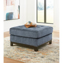  Manufacturer Color_Navy  -- Maxon Place Stationary Fabric Chair with Ottoman IMAGE 3