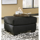  Manufacturer Color_Black -- Signature Design by Ashley Darcy 75008U3 Chair and Ottoman IMAGE 3