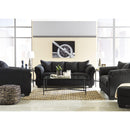  Manufacturer Color_Black -- Signature Design by Ashley Darcy 75008U3 Chair and Ottoman IMAGE 4