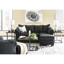  Manufacturer Color_Black -- Signature Design by Ashley Darcy 75008U3 Chair and Ottoman IMAGE 8