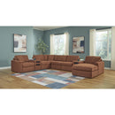  Manufacturer Color_Spice  -- Signature Design by Ashley Modmax Fabric 8 pc Sectional IMAGE 2