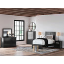  Size_Twin -- Signature Design by Ashley Maribel Panel Bed IMAGE 7