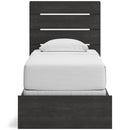  Size_Twin -- Signature Design by Ashley Hollivern Panel Bed IMAGE 2
