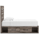  Size_Twin -- Graystorm PCB2405B19 Twin Panel Bed with Storage IMAGE 4
