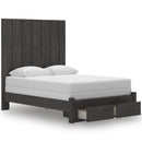  Size_Queen -- Signature Design by Ashley Fraluna Panel Bed with Storage IMAGE 2