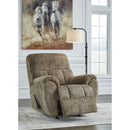  Manufacturer Color_Taupe  -- Signature Design by Ashley Stayfish Rocker Fabric Recliner IMAGE 6